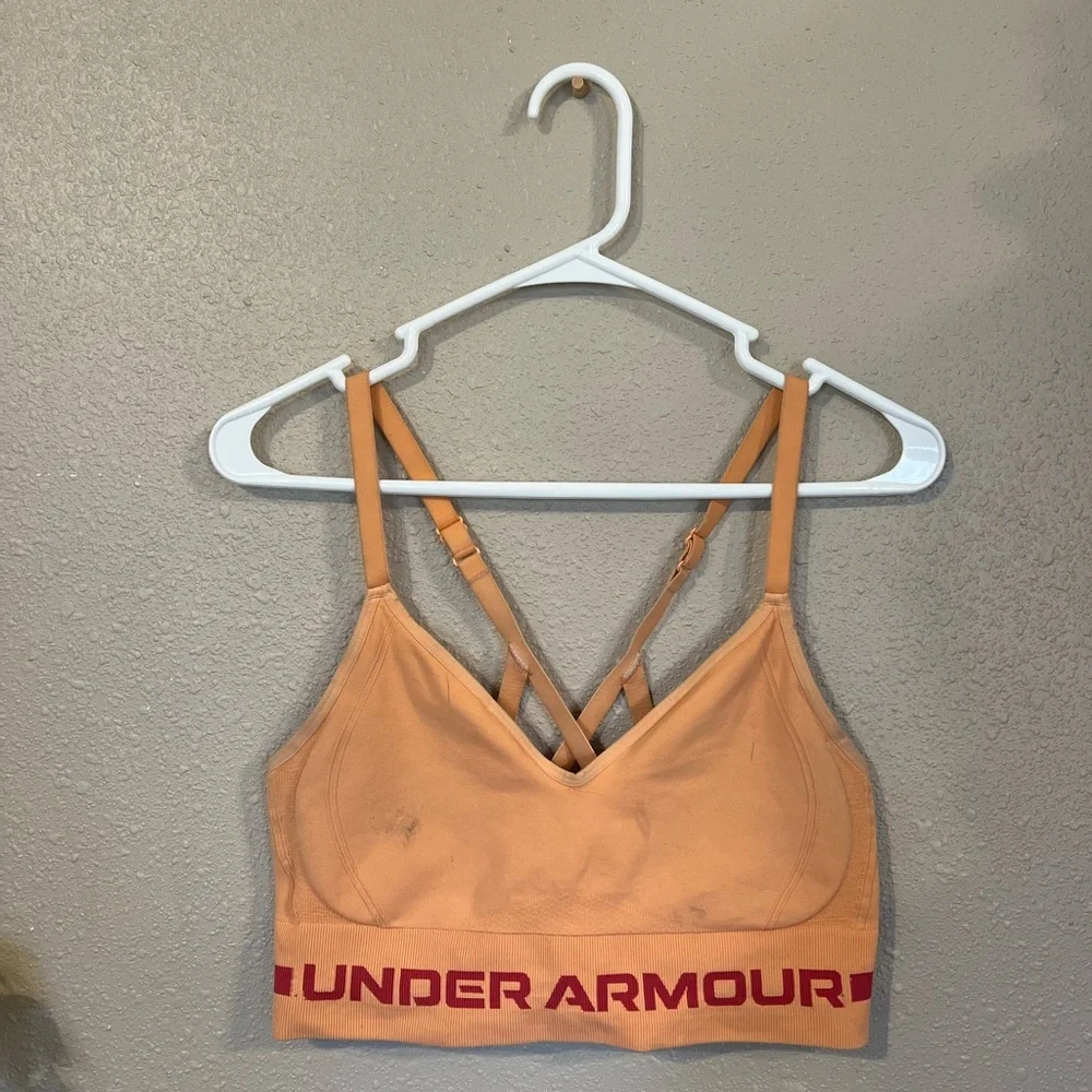 UNDER ARMOUR
WOMENS SEAMLESS LOW LONG LIGHT SUPPORT BRA - Picture 3 of 5